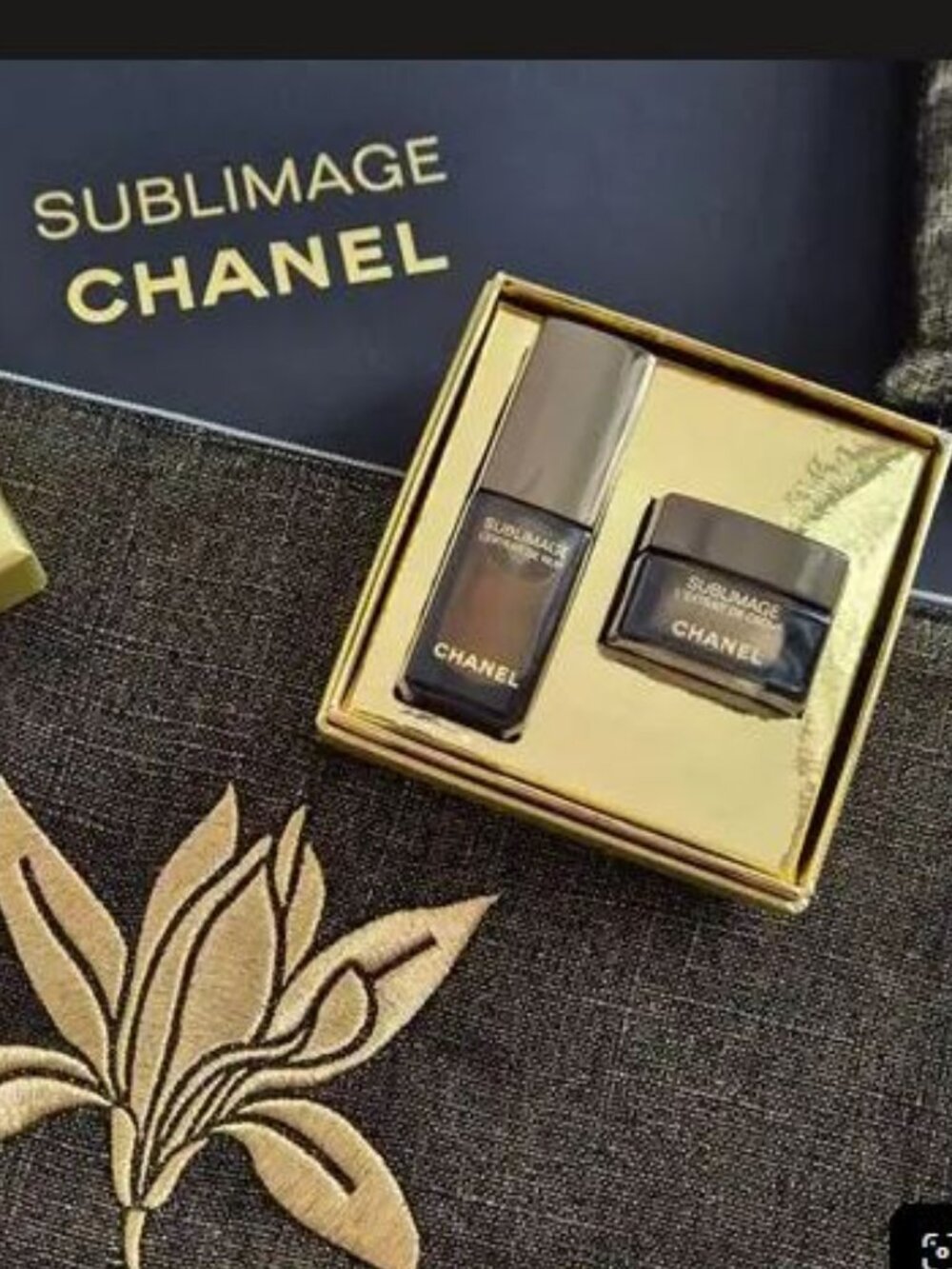 CHANEL Sublimage L'Extrait de Crème & L'Extrait de Nuit Mini Set✦NIB✦$250 Value
